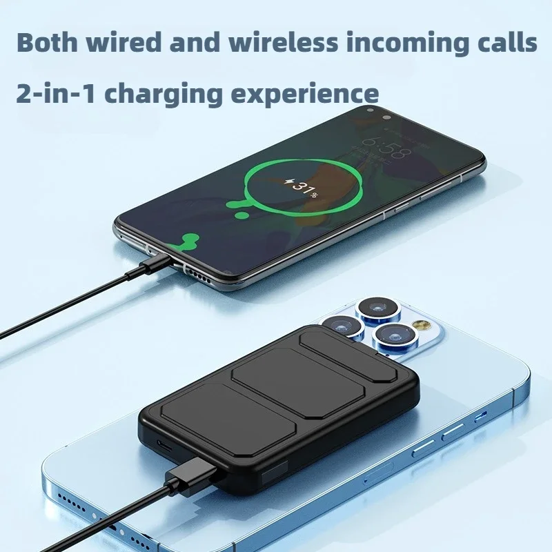 

10000 мАч Power Bank Магнитная беспроводная PD20W Супер быстрая зарядка Портативная внешняя батарея со складной подставкой Вспомогательная батарея