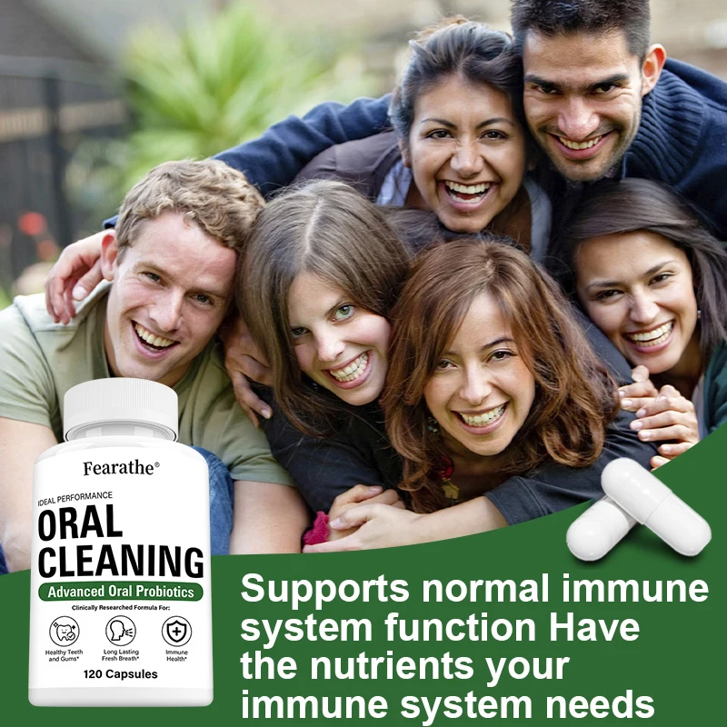 Probiotiques buccaux - Nettoyage buccal prévenir la carie dentaire pour une mauvaise haleine, soutient la santé des dents et des gencives, la santé immunitaire