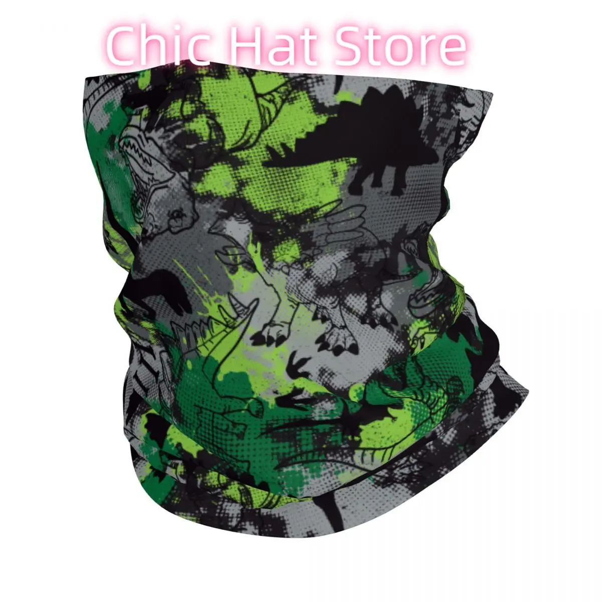 

Dinosaurs Bandana Neck Cover Wrap Scarf Balaclava Cycling Unisex Adult Breathable