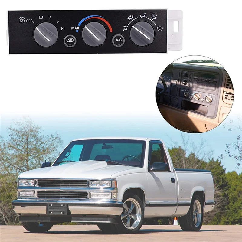 

A66P-Car A/C Heater Control Panel For C1500 C2500 C3500 K1500 K2500 K3500 1996-2000 09378815 16231175 599-007