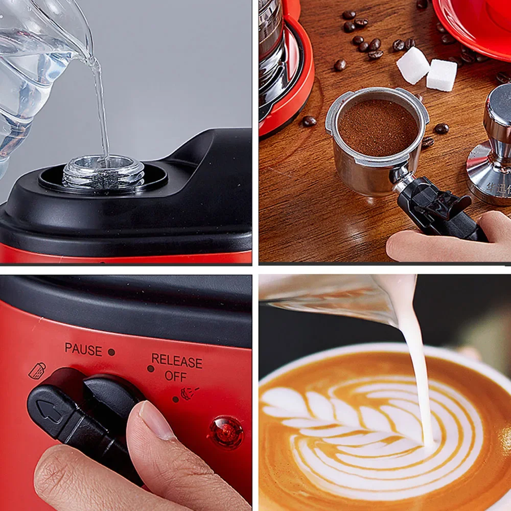 Cafetera casera clásica de alta calidad Italiana Maquina De Cafe otras cafeteras Máquina De café expreso automática
