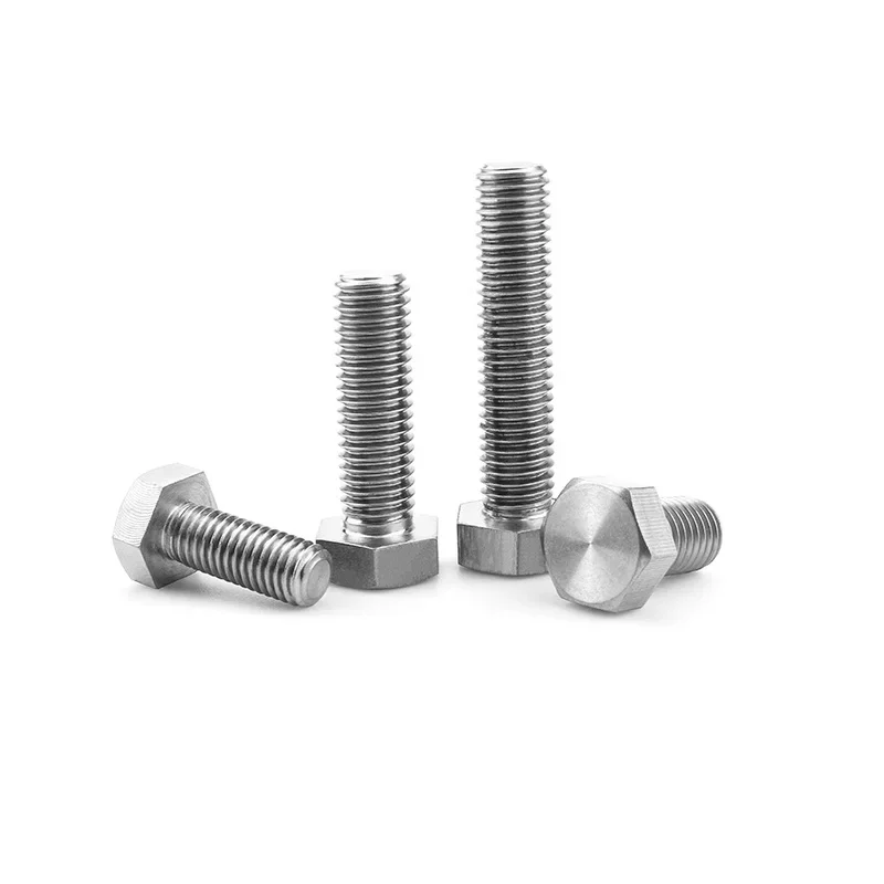 Titanium Hexagon Screw TA2 / Gr2 Pure Titanium Corrosion-resistant Bolt Seawater Acid-Plating Electrolysis M3M4M5M6M8M10