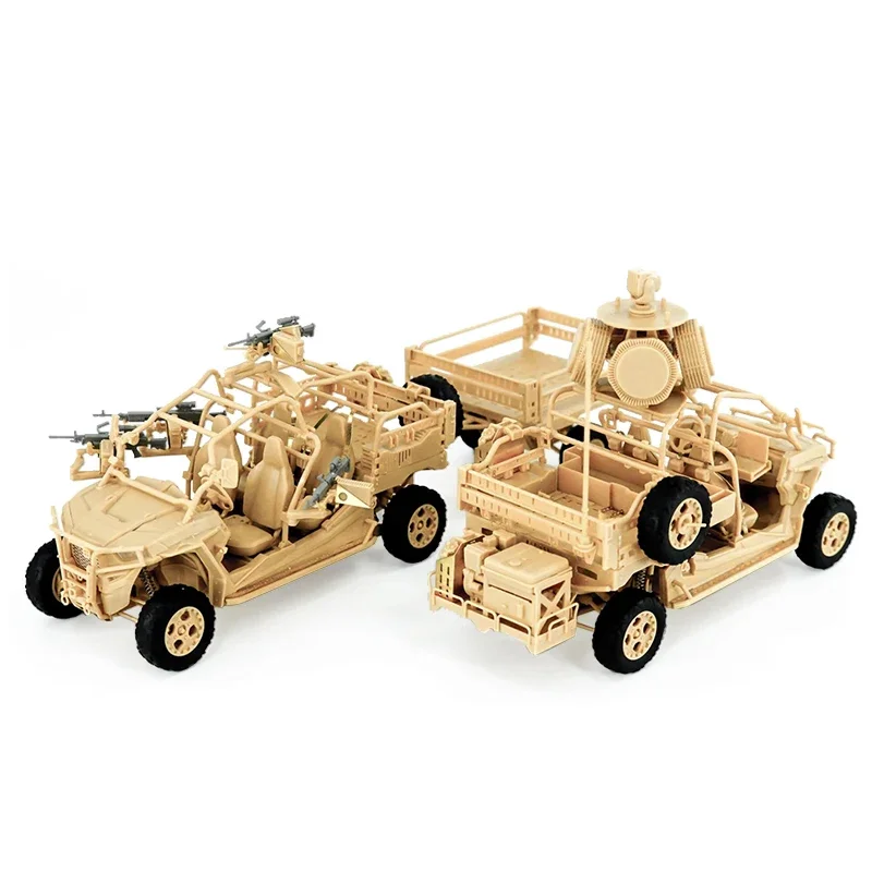 Magic Factory MF-2005 Plastic Model Assembly Kit MRZR D4 Ultra Light All Terrain Assault Vehicle Dual Version 1:35