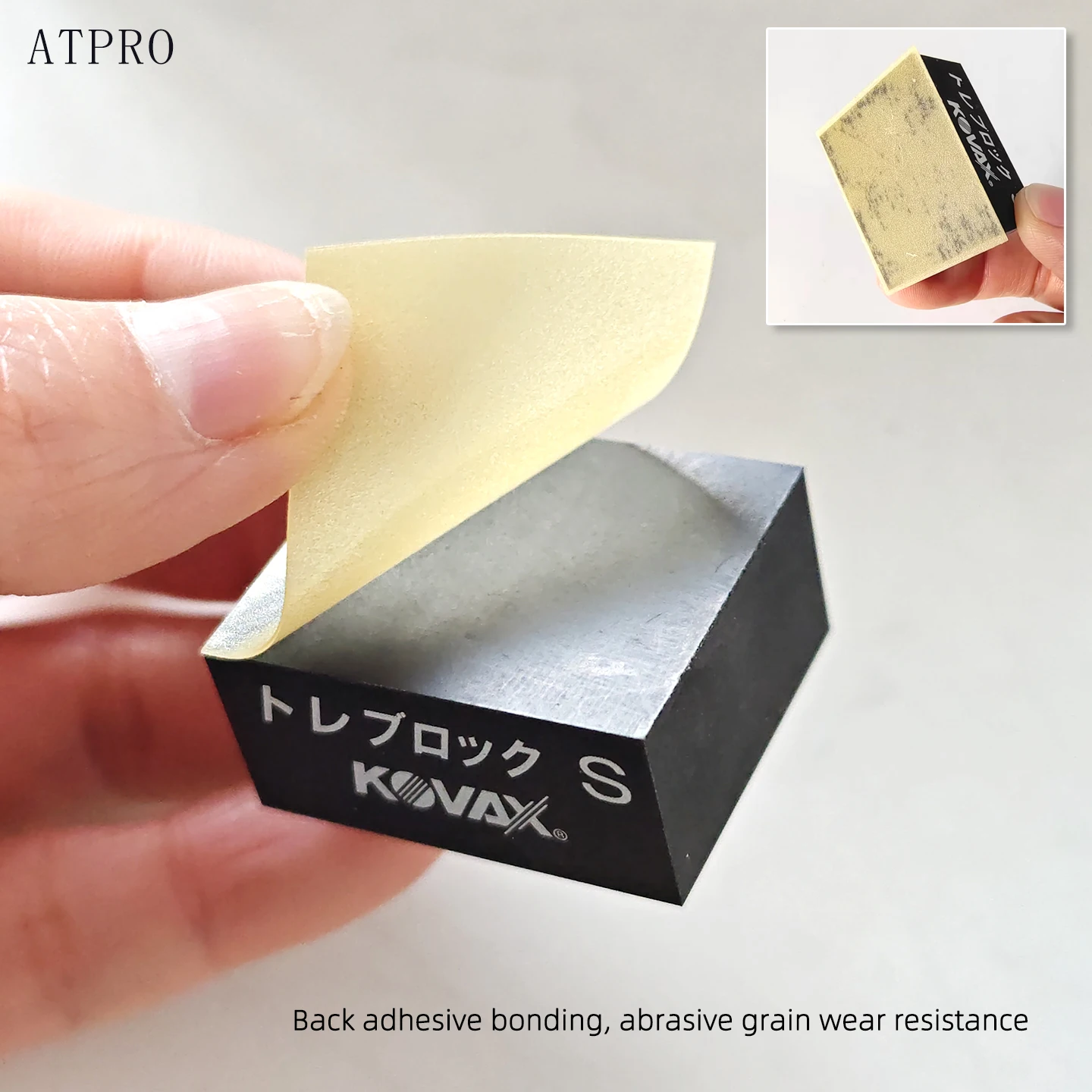 

KOVAX Japanese Sanding Blocks Mahjong Blocks, 1/8 Size, Sandpaper, Varnish Removal) - Dust And Drip Removal.