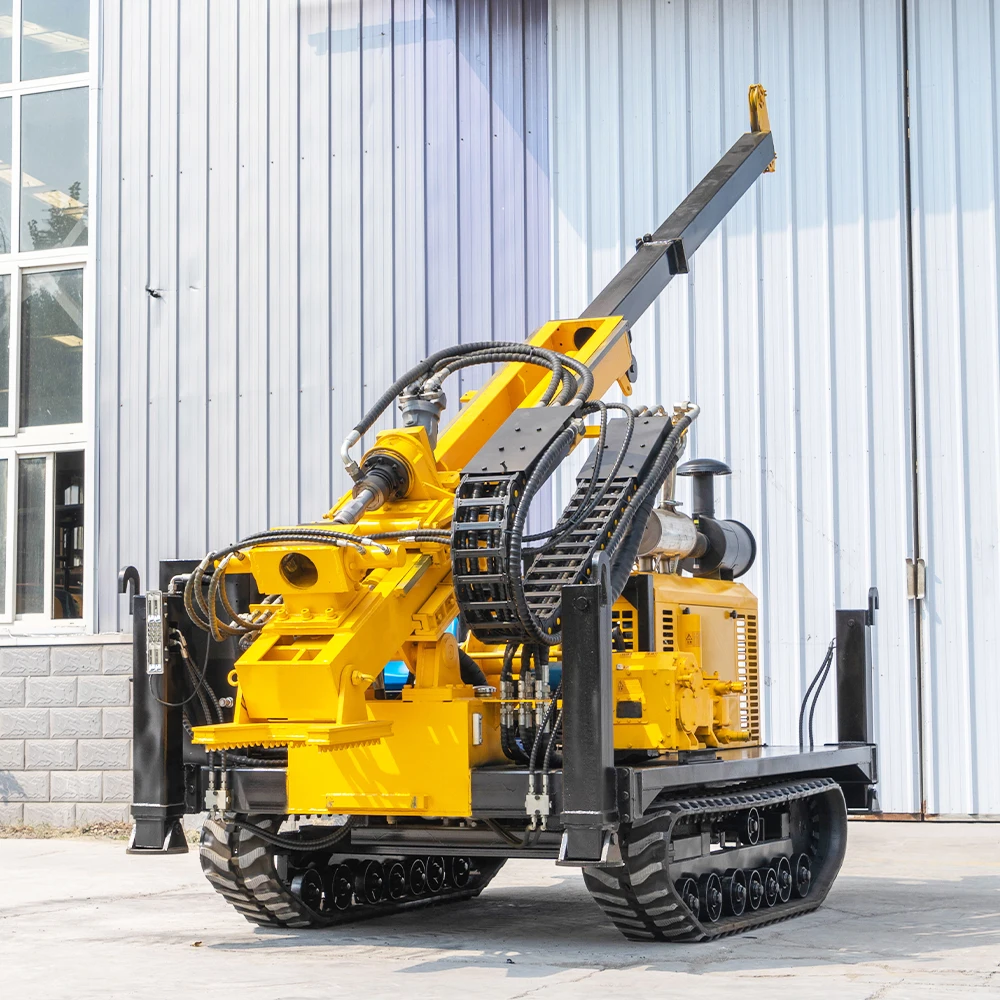 Dual-Purpose Drilling Rig 100-400m Mud And Air Drill Core Drilling Rig Down The Hole Hammer Diesel