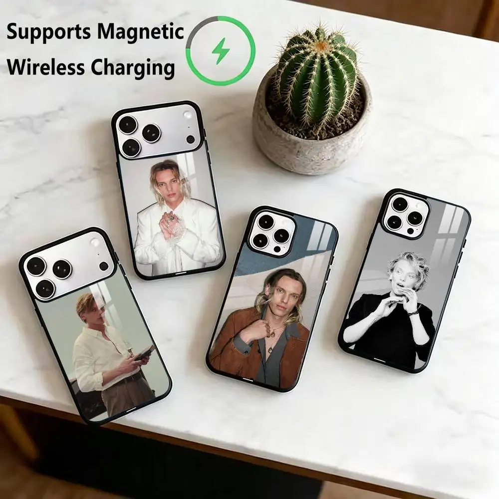 Funda para Teléfono Star Jamie-E Campbell Bower para iPhone 17, 16, 15, 14, 13, 12, 11 Plus, Pro, Compatible con Carga Inalámbrica Magnética
