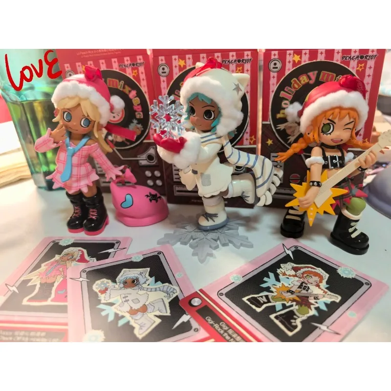 

POPMART оригинальный персиковый Riot Little Peach в загрузке серии изысканный и слепая коробка-сюрприз загадочная коробка серии подарок