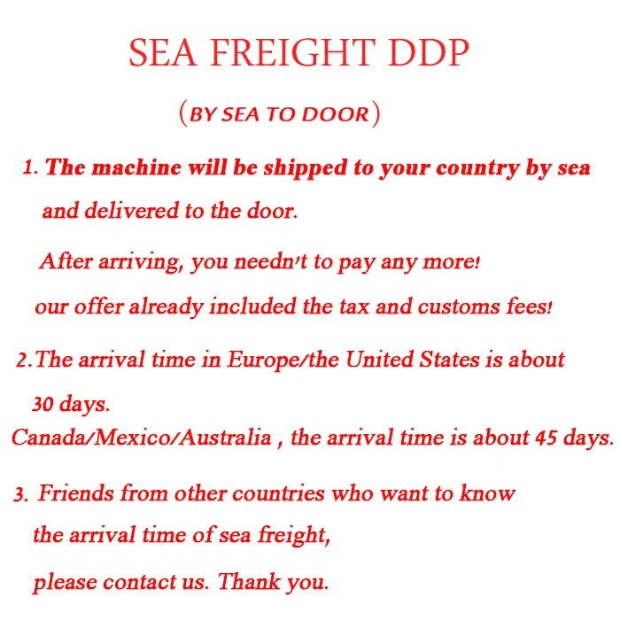 Variant: Sea Freight DDP