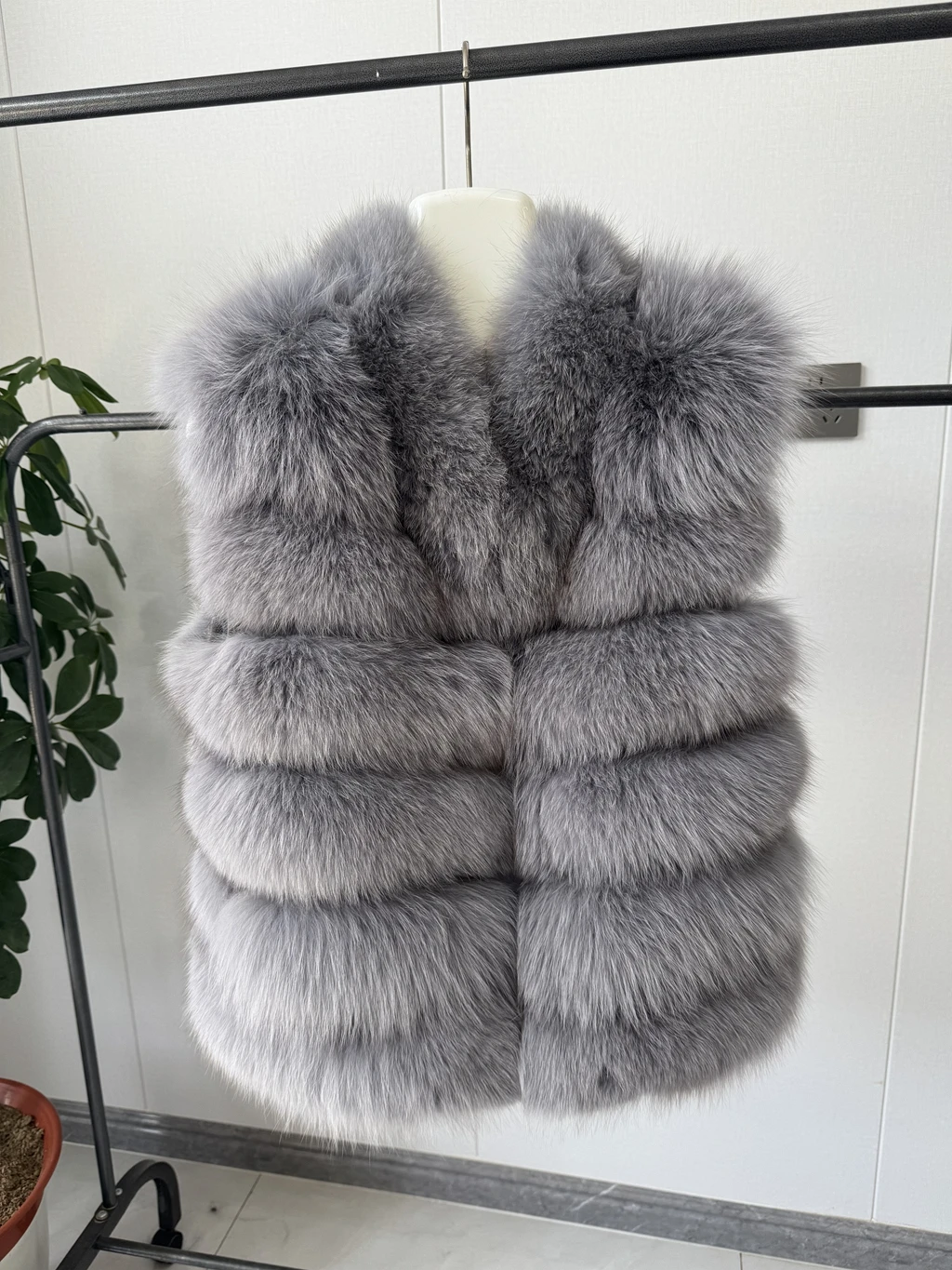 2026 NEW style Fox Fur Coat Real Winter New Outwears Women's Fashion Luxury Jacket High Quality Clothing Natural And Stand Colla