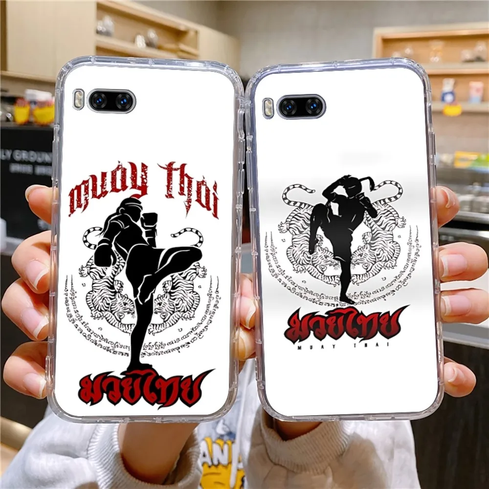 Muay Thai Fight Boxing Phone Case For Huawei Mate P10 P20 P30 P40 P50 Smart Z Honor 50 60 70 Pro Lite Transparent Case