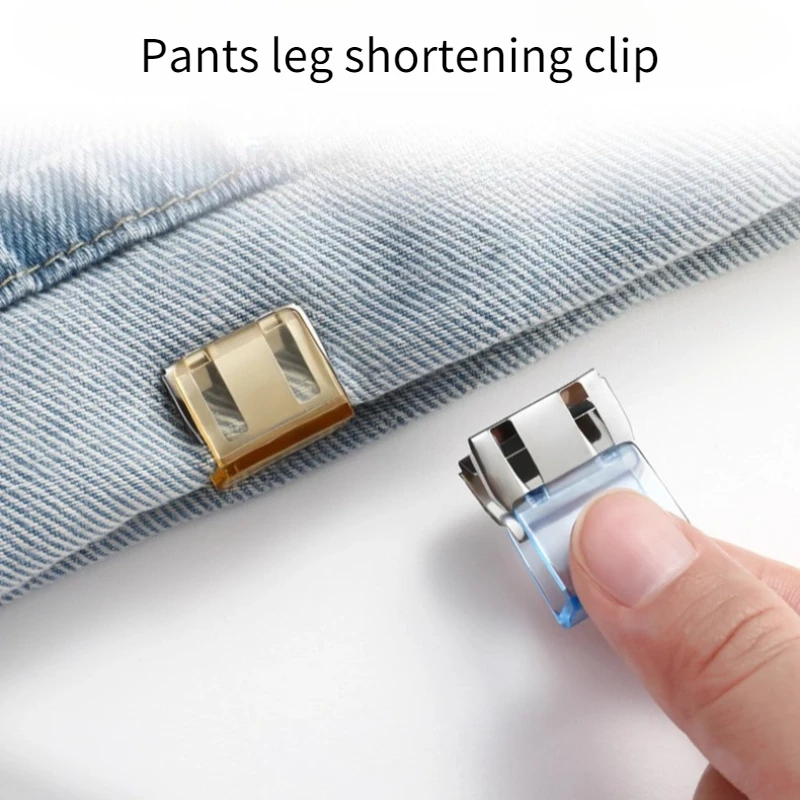 Invisible Hem Clips for Shorter Pants Legs Outdoor Pants Legs Anti-Drag Solution Suitable for Waist Reduction Hem Shortening