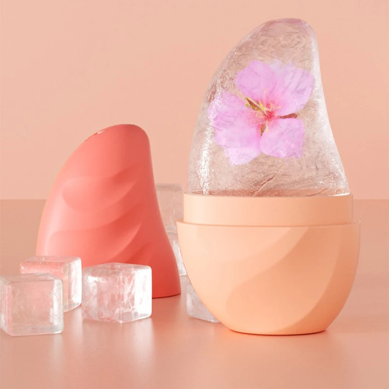 Mango Shaped Ice Mold For Face Beauty Facial Ice Cube Mold Ice Roller For Face And Eye Icing Gua Sha Face Massage Skin Care Tool - Image 3