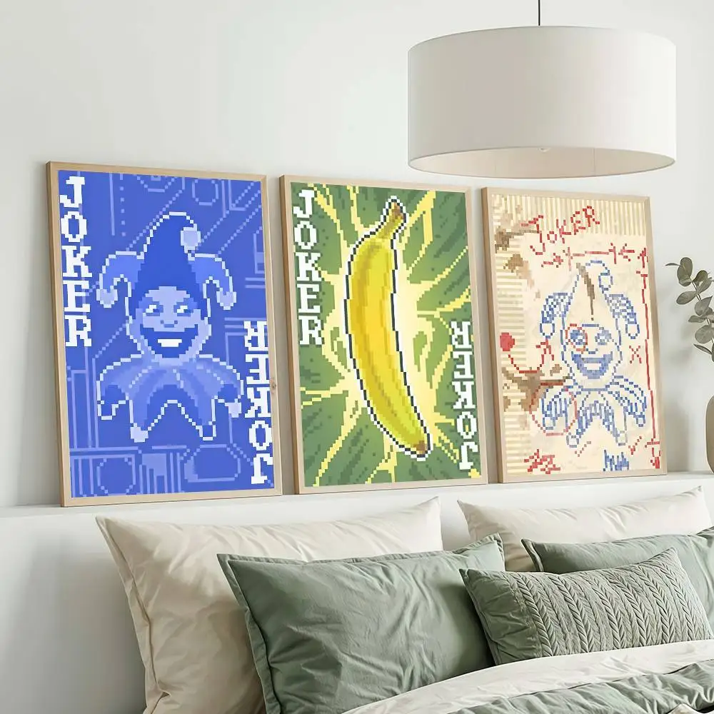 Game B-Balatro Joker-Karte, lustige Poster, Schlafsaal-Dekorationen, Wandbilder für Schlafzimmer und Wohnzimmer, Souvenirs