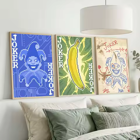 Game B-Balatro Joker card Funny Posters Dormitory Decorations Bedroom And Living Room Wall Murals Souvenirs