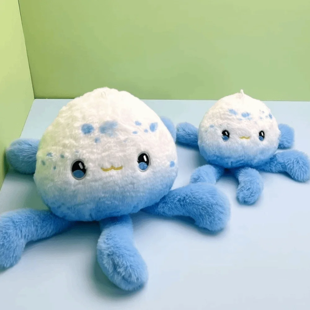 Soft Jellyfish Cute Design Creative Ornament Sea Creature Colorful Jellyfish Bag Charm Stuffed Animal Valentine Gift