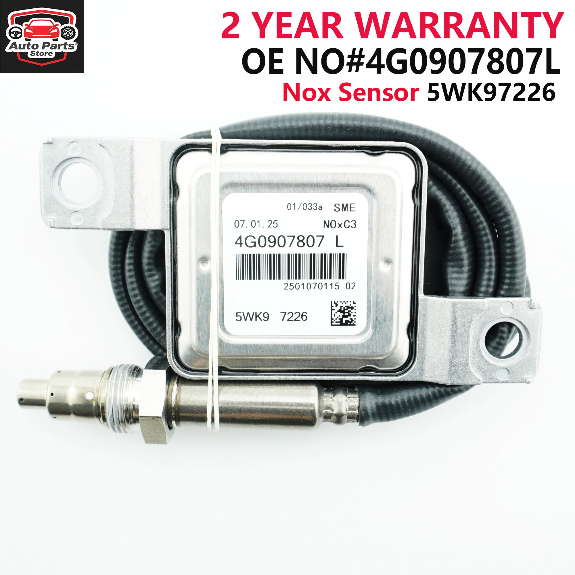 

Nitrogen Oxide Sensor 5WK9 7226 NOx Sensor 4G0907807L 5WK97226 For Audi A6 C7 4GH 4GJ 4G2 4GC A7 4GA 4GF 3.0TDI quattrol