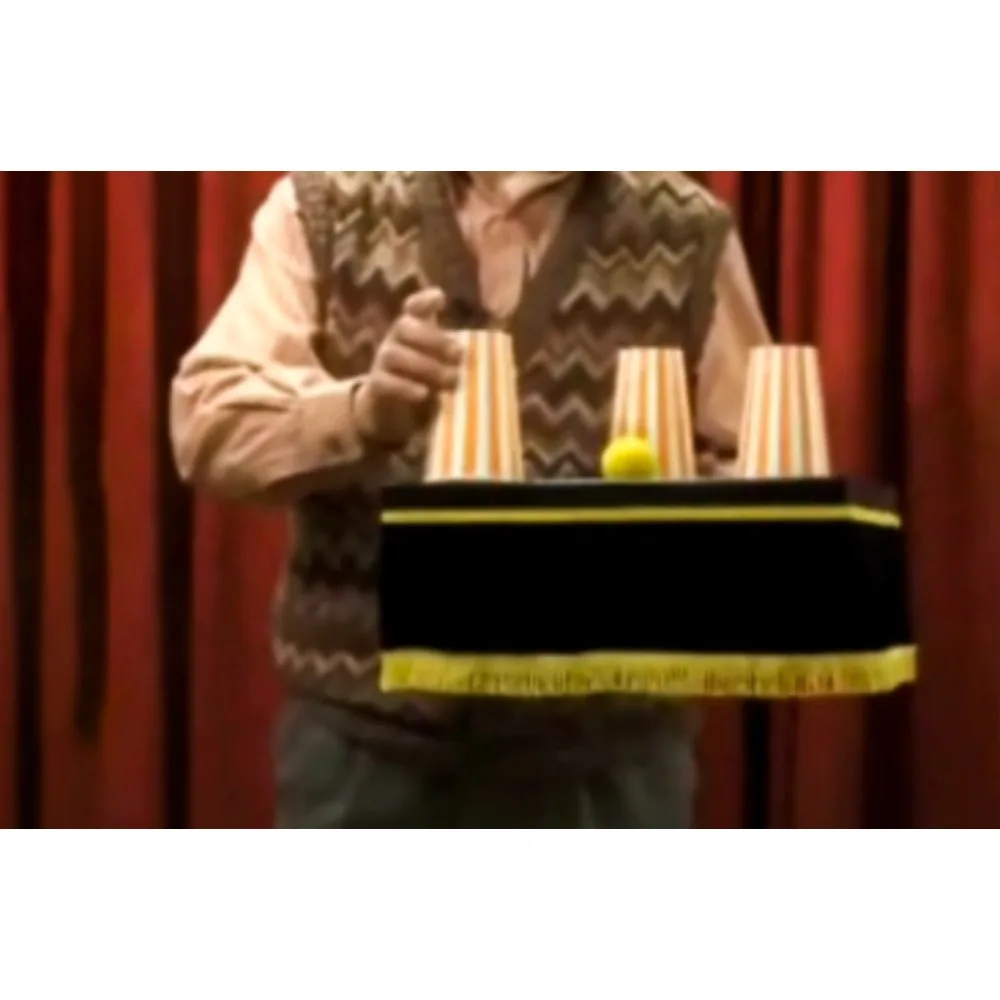 Stage Magic Trick Con Ball Tray 35×22.5×15cm Appearing Vanishing Ball Illusion Gimmick Props for Comedy Magicians