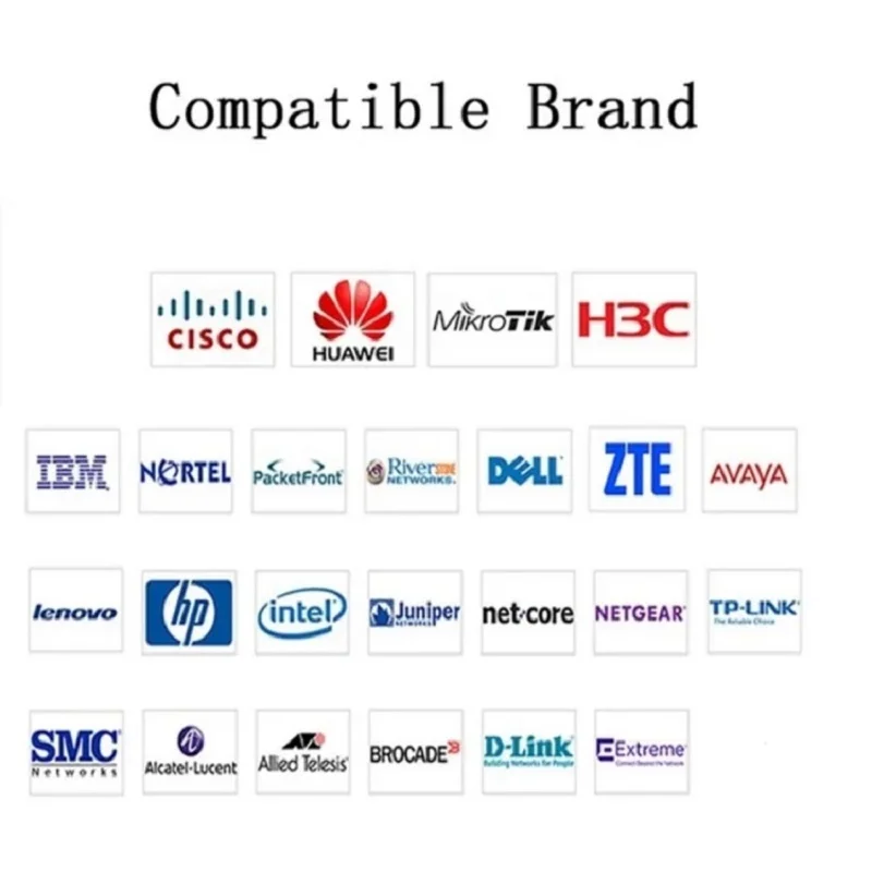 SFP Fiber Module Ethernet Port RJ45 Module 1000BASE-T Switch Connector Copper Compatible with Cisco/Mikrotik Gigabit Ethernet