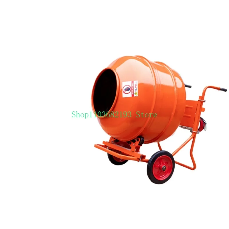 Electric Mini Mixer Power Strong Hand Push Automatic Mini Mixer Engineering Anti-Corrosion Automatic Discharge