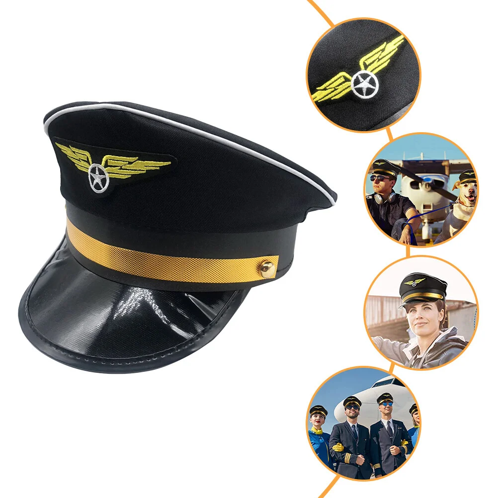 Costumes Children Pilot Hats Stage Performance Halloween Kids Decorative Adorable Cosplay Wear-resistant Party Airplane Adults