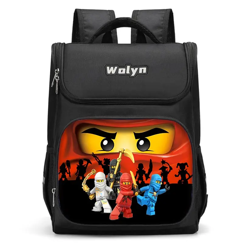 

Cartoon Game N-ninjagos Large Child Backpack Boy Girls School Bag For Men Women Traveling Backpack Durable and Multi Compartmen