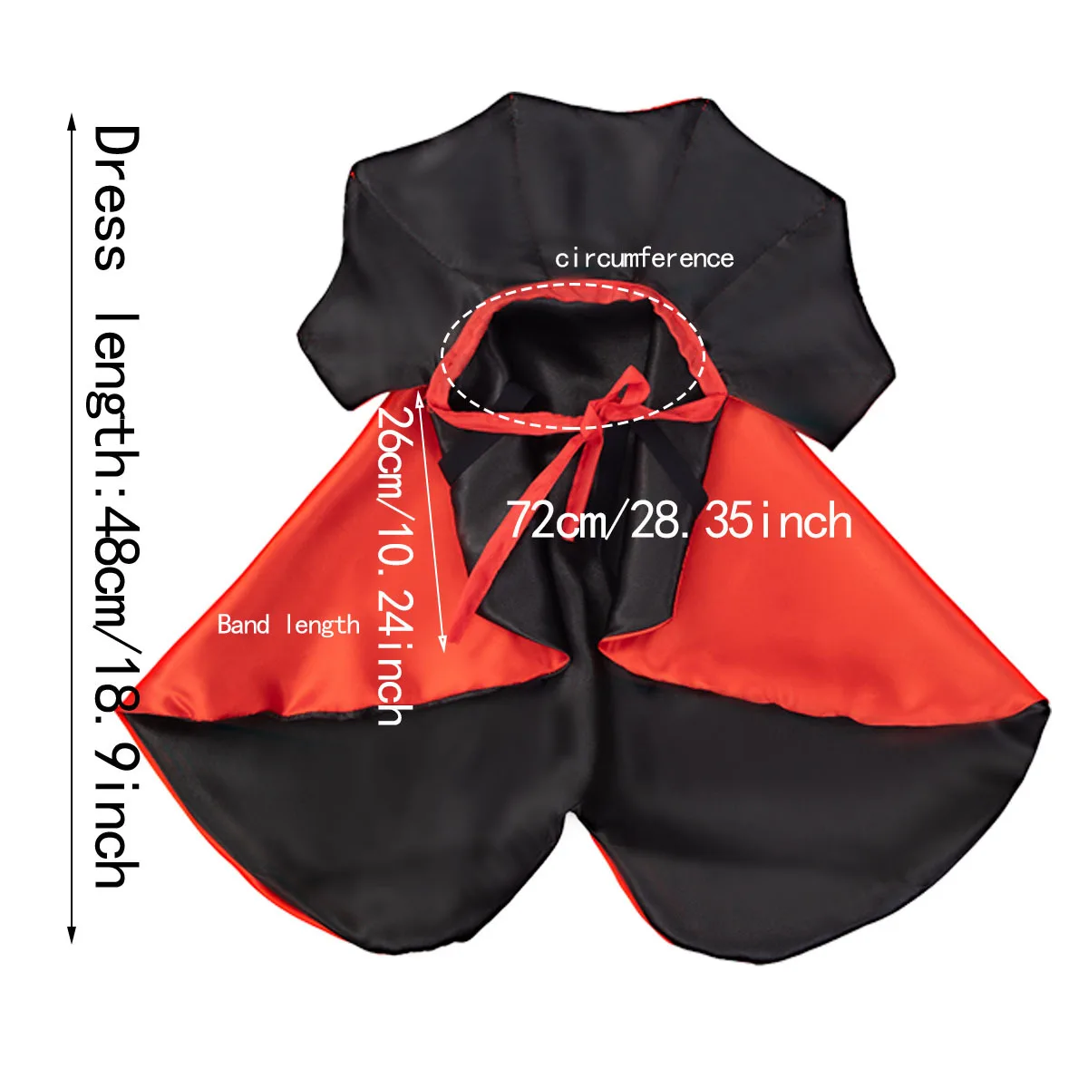 TONG 애완견 할로윈 코스튬 개 고양이 의상, 소형견 코스프레 뱀파이어 망토, 개 고양이 옷 망토, 애완동물 용품