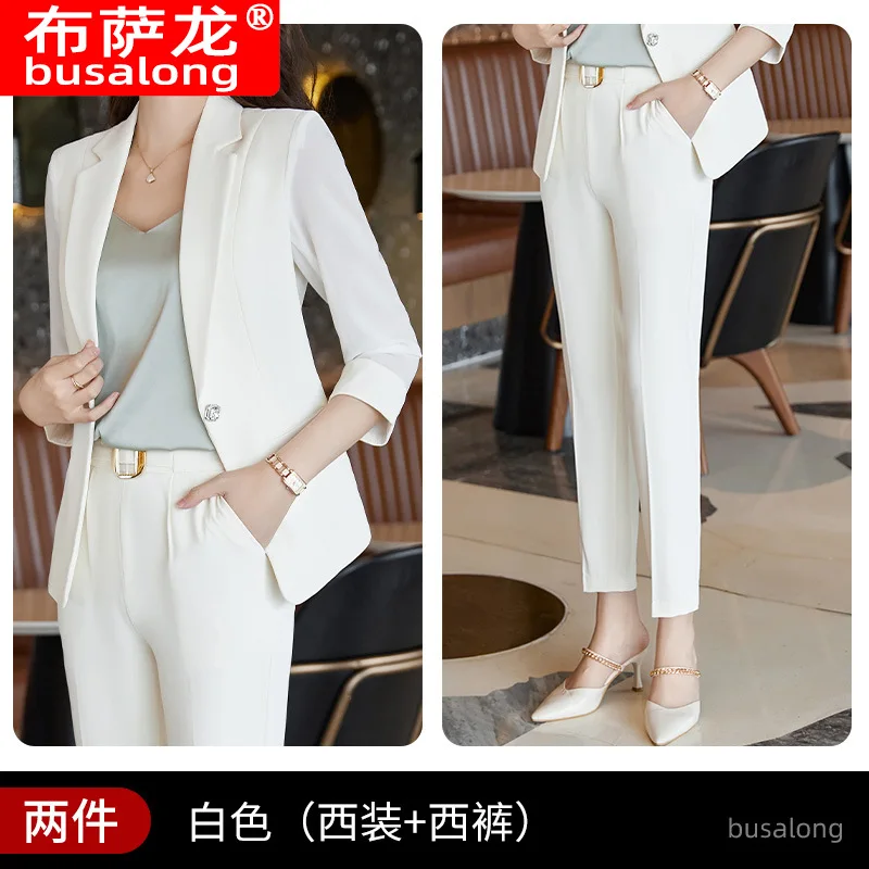 Yellow women's blazer for spring and autumn2025New stylish and youthful professional suit with a goddess vibe view 6