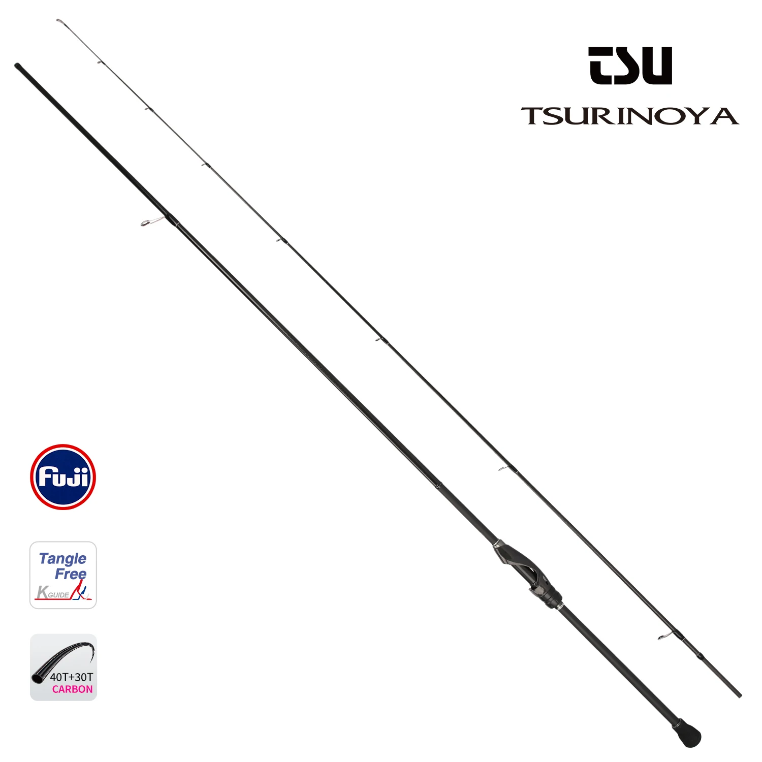 TSURINOYA Angelrute Spirit Fox S6102L-S S762L S802L FAST Rockfish Rute Gewicht 69g Hochsensibel 2-teilig Ultraleichte Spinnrute