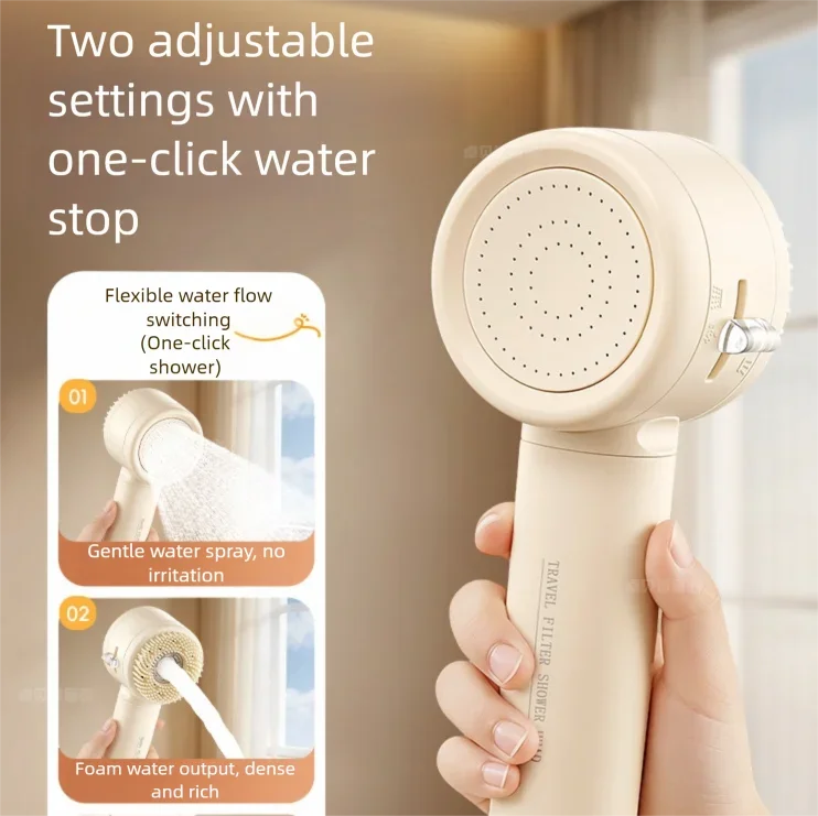 baby-pressurized-filtered-shower-head-mini-portable-for-infants-family-use-pommeau-douche-silicone-brush-spa-enjoyment