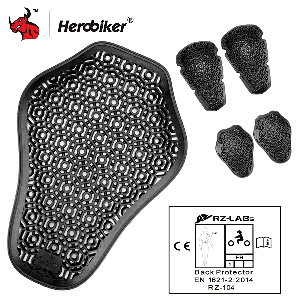 

CE Certified Motorcycle Armor Inserts Impact Protection Pads For Jacket And Pants Level 1 Protective Gear For Off-Road Riding