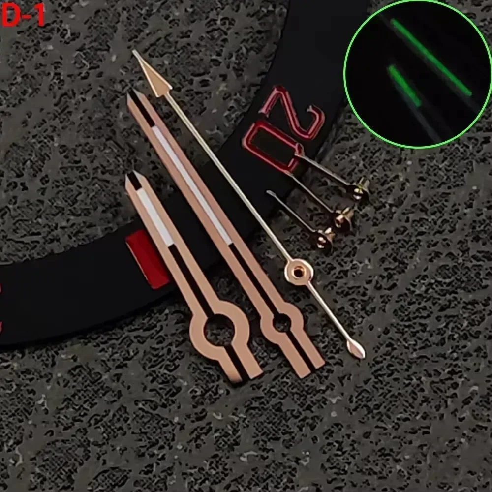 إكسسوارات تعديل عصرية مناسبة لحركة VK63 متعددة الوظائف كرونوغراف ستة دبوس مؤشر Rx GMT ساعة الأيدي