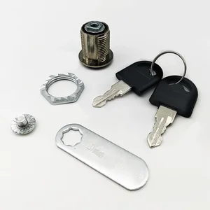 Sicherheitskameralschloss für Kabinett, Schranktür, Lauf, Schubladen, Aktenschrank, Post-Mail-Box, Schließfachmöbel, 2 Schlüssel, 16-40 mm 7 Hauptverkäufe Tranca für Garderobe - №8