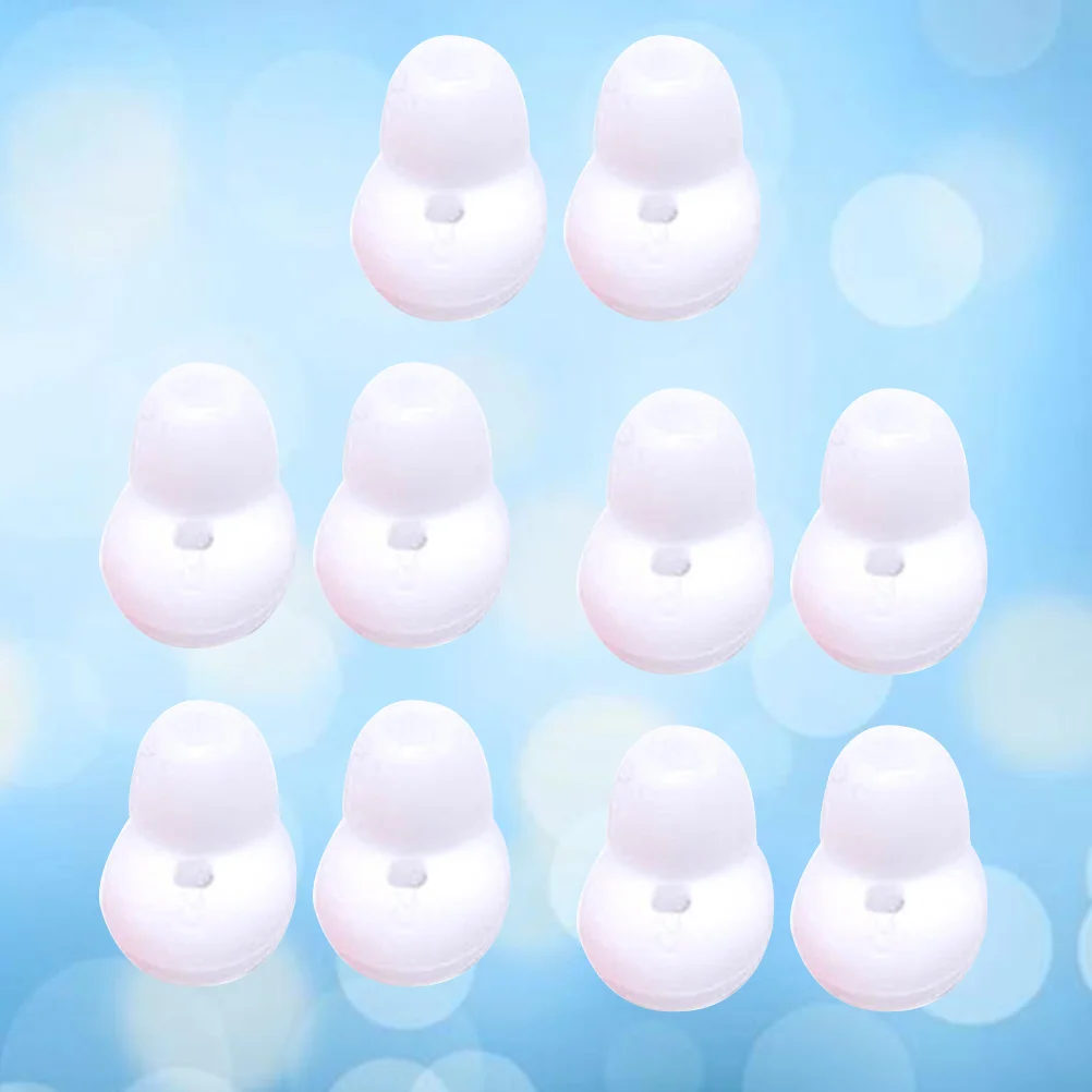 

5 Pairs Lost Earbuds Silicone Gel Anti-slip to Sleep Replacement Earpads Headset Cover