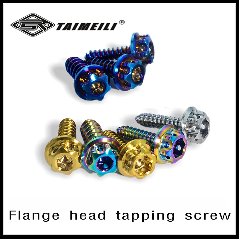 TAIMEILI Titanium Alloy Self-Tapping Screw Screw Die Screws 4x17 5x17 5x20 5x25 6x 17mm Modified to Replace Screws 1pcs