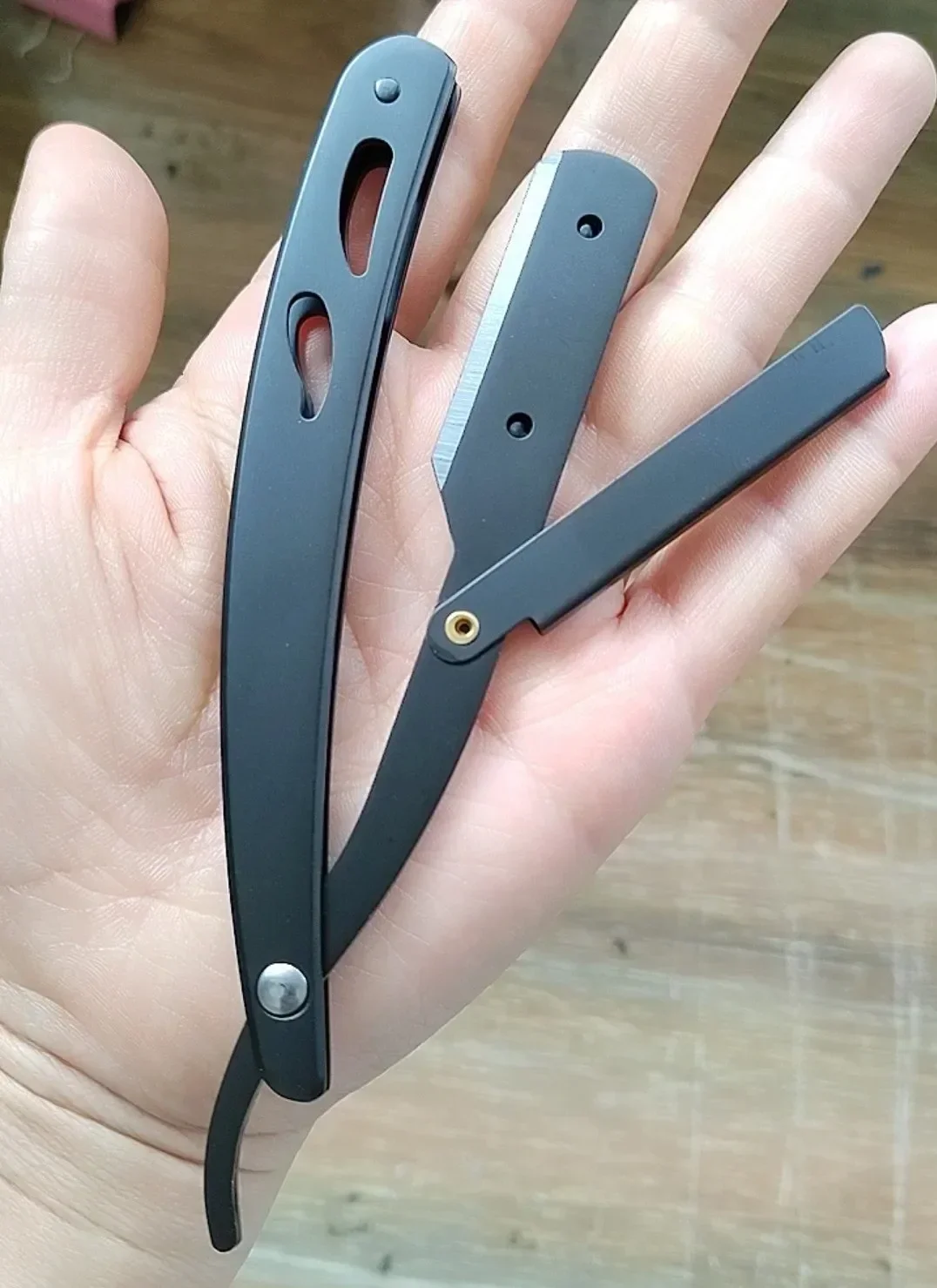 Professional Barber Razor Folding Shaving Knife Stainless Steel Straight Razor Manual Shaving Shaver Sharp Blade Barber Razor