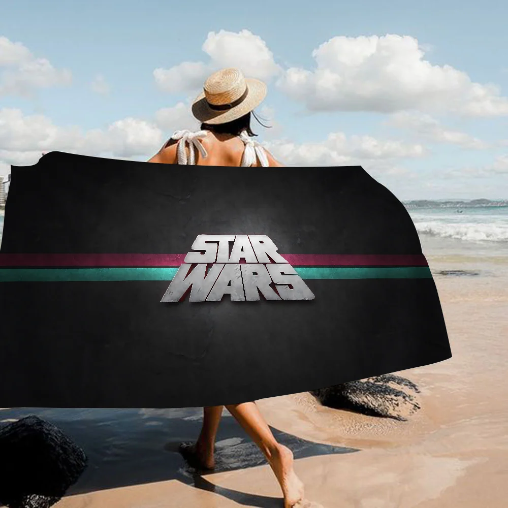 

S-Star-W-Wars Microfiber Beach Towel Absorbent Quick Dry Soft Yoga Swimming Resort Mountain Climbing Towel