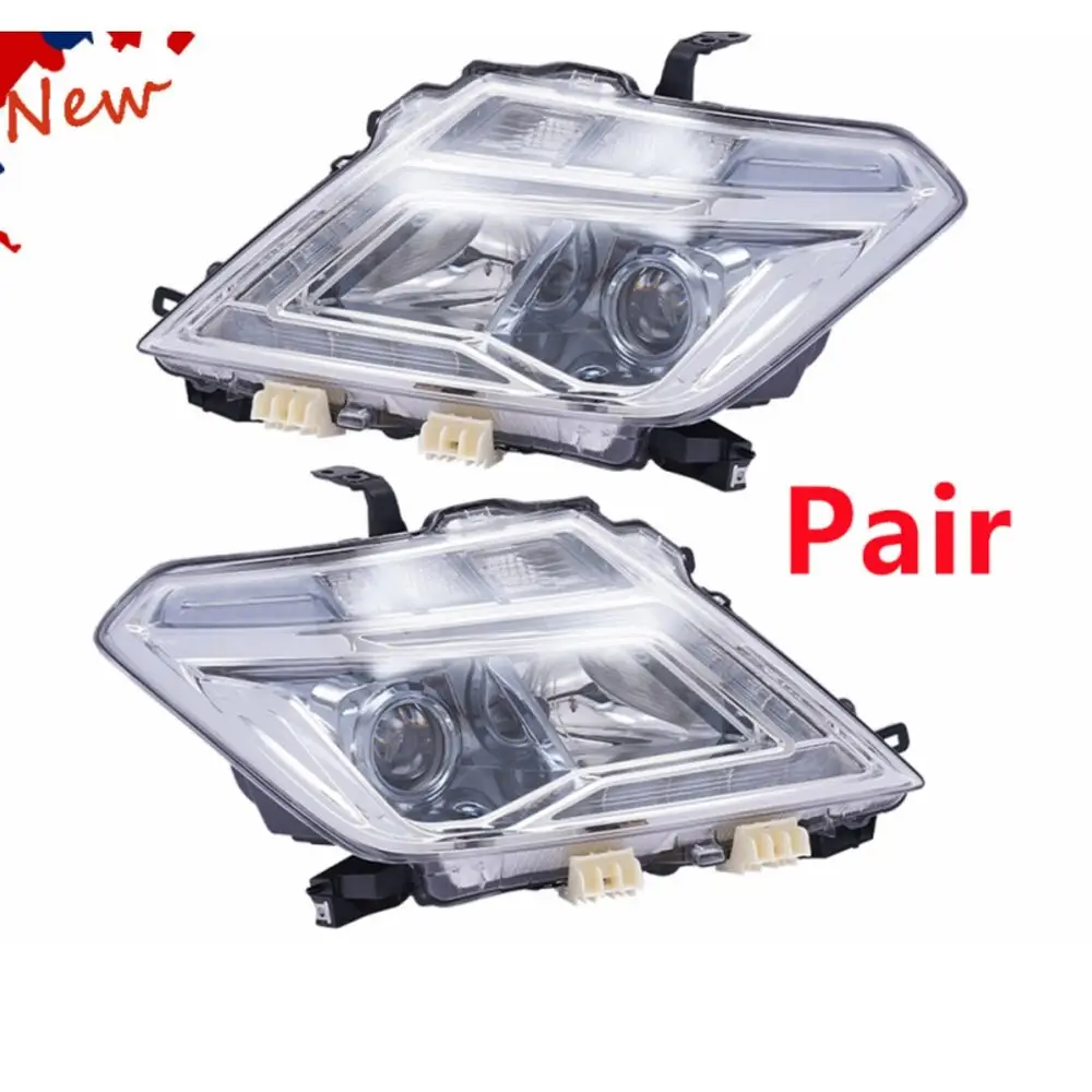 Left & Right Halogen LED Head Light Lamp For Nissan Armada 2017 2018 2019 2020