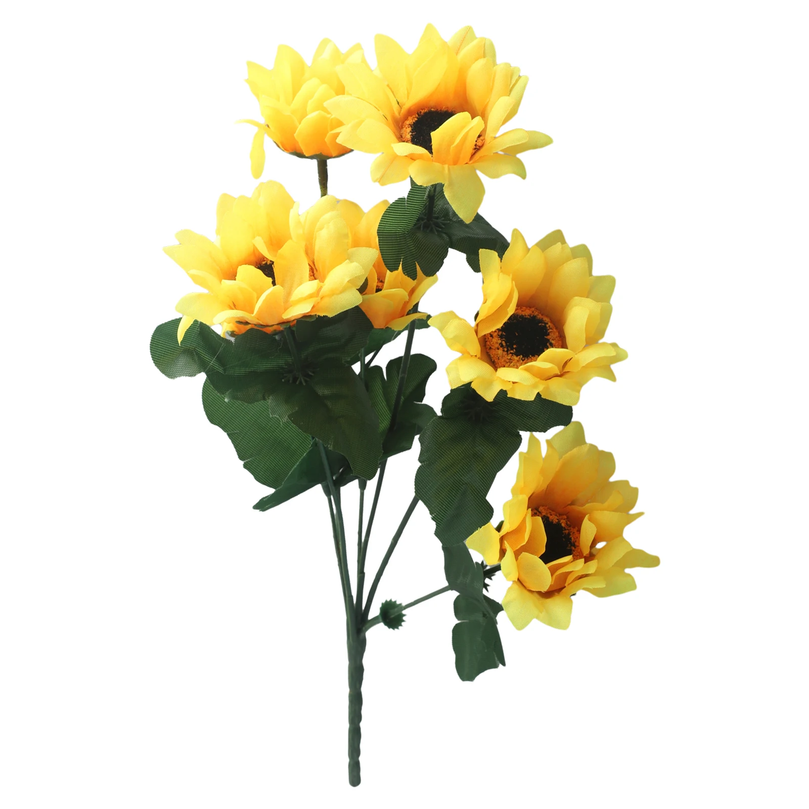 1pc Fake 7 heads Home Artificial Flower Wedding Room Decorations Realistic Bright color Eye-catching 30cm*6.8cm