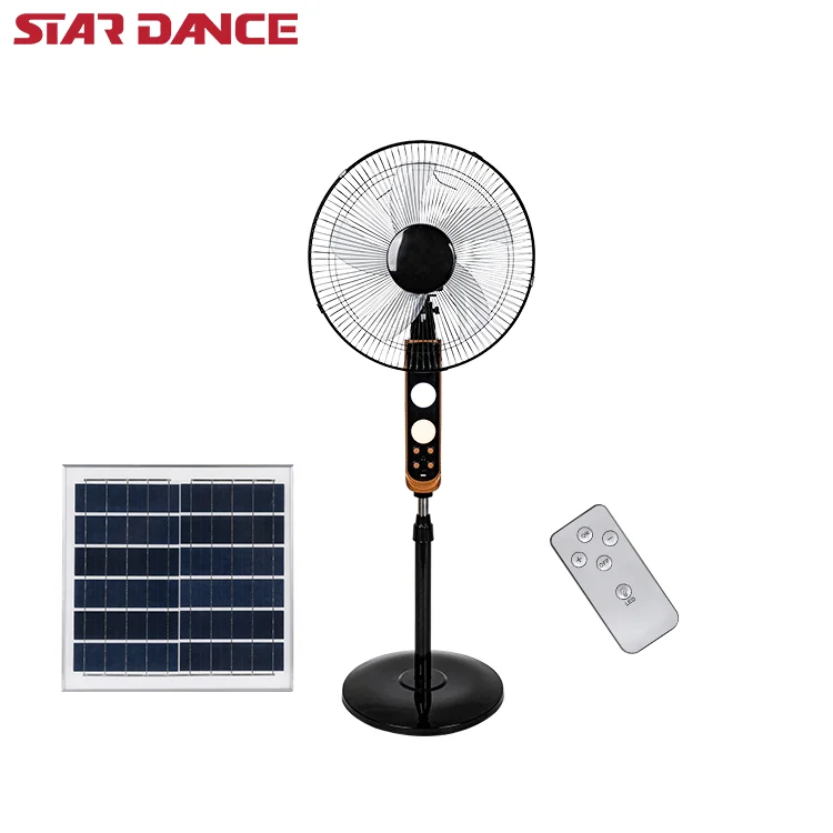 There Gear Speed Air Cooler Fan Rechargeable Camping Fan With Mosquito Repellent Solar Power Fan Use