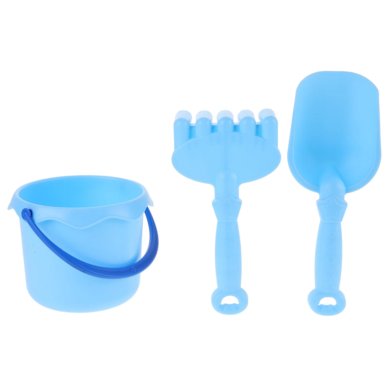 Juego de jardinería para niños, incluye pala para arena, cubo de agua, rastrillo pequeño, perfecto para jardinería y plantar al aire libre, 1 Juego