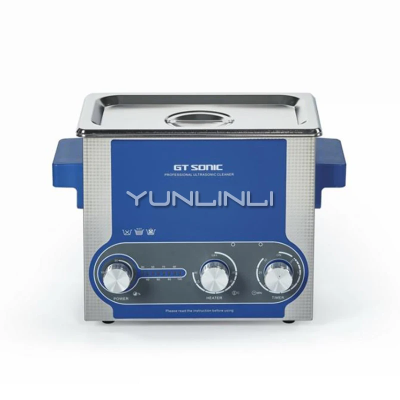 Pembersih Ultrasonik Kecil 3L Mesin Pembersih Ultrasonik Industri Jam Tangan/Kacamata Unit Cuci Ultrasonik GT SONGIC-P3