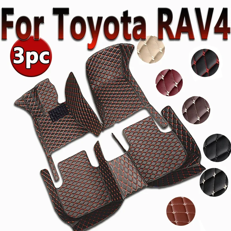 Car Floor Mats For Toyota RAV4 Ravufō XA20 2001 2002 2003 2004 2005 3door Anti-dirty Pads Car Carpets Floor Matt Car Accessories