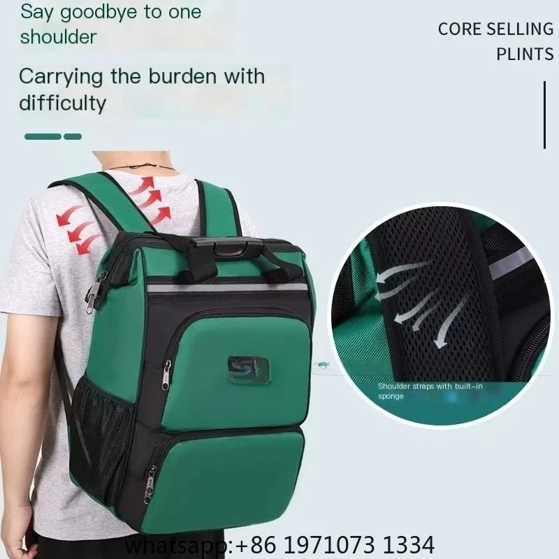 Repairman's Portable Oxford Cloth Tool Bag for Electricians, Electricians, Home Improvement, Fishing, and Various Repair Workers