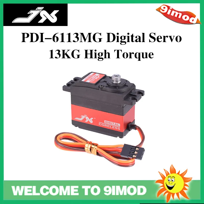 

Цифровой рулевой редуктор JX PDI-6113MG/13KG с большим крутящим моментом, металлическим редуктором и полым валом, стандартный