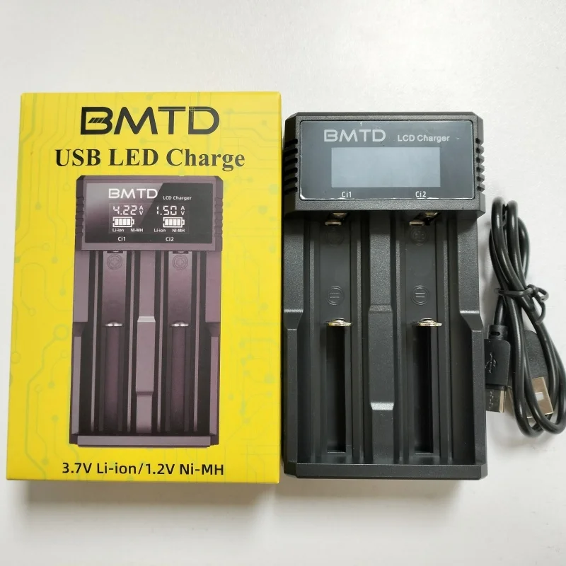 18650 Battery Charger For USB LCD 2 Slots Charger 3.7V Rechargeable Lithium Battery 1.2V NI-MH AA / AAA Battery