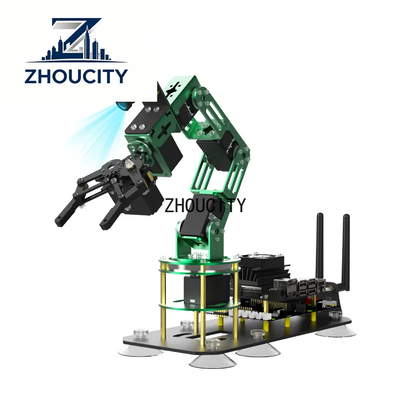 Yahboom 6DOF Pytron Programming Camera And Robot 2in 1 AI Robotic Arm DOFBOT For Nvidia Jetson Nano B01 And Raspberry Pi
