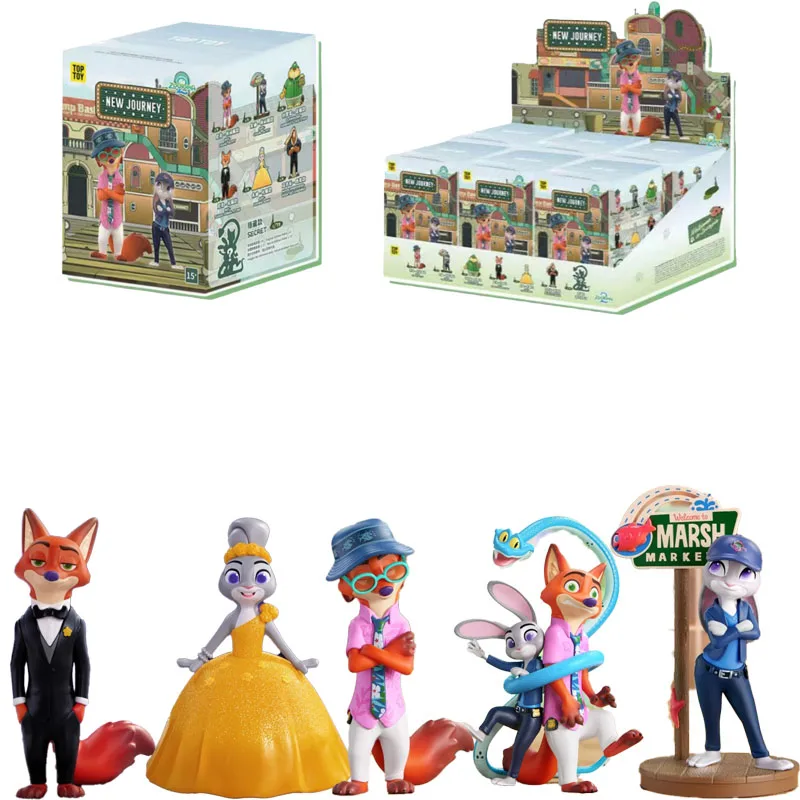 

Подлинная слепая коробка серии Zootropolis Disney Zootopia, слепая коробка, аниме-фигурка, детские игрушки, сумка для гостей, загадочная коробка, подарки