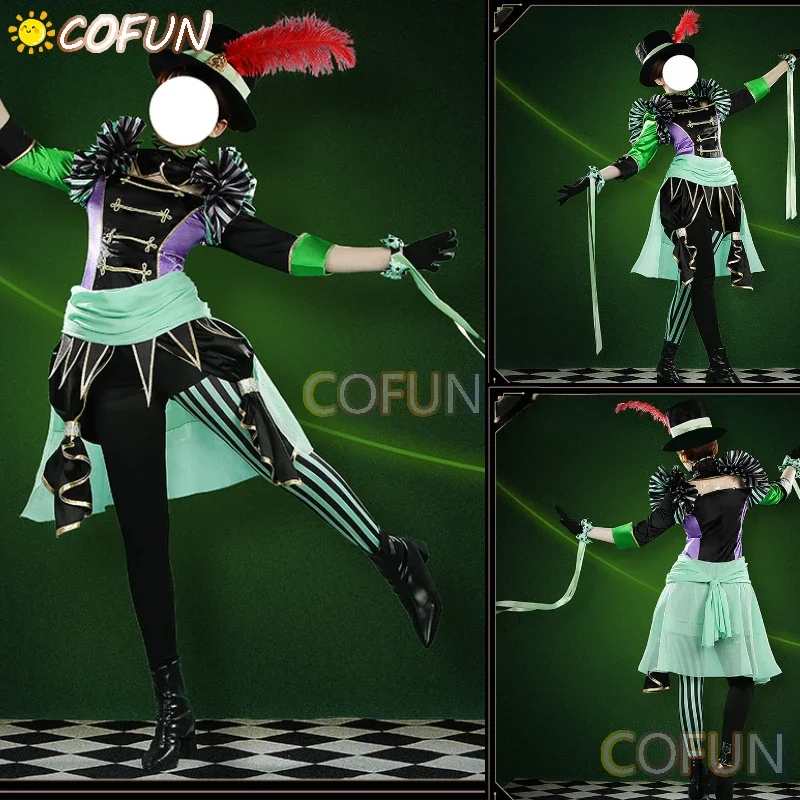 COFUN [Customized] Game Twisted-Wonderland Lilia Cosplay Costume Halloween Outfits Women Clothing Gorgeous Hat Set