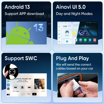 Autorádio Ainavi pro Volvo XC60 2007-2017 LHD bezdrátové Carplay Android Auto multimediální přehrávač GPS Autoaudio HDMI výstup 2 DIN 10 nejlepší prodej Vylepšení audiosystému Volvo XC60 - №10