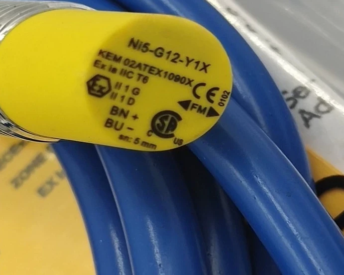 Proximity switch NI5-G12-Y1X inductive sensor intrinsically safe explosion-proof two-wire normally closed with light 8.2VDC